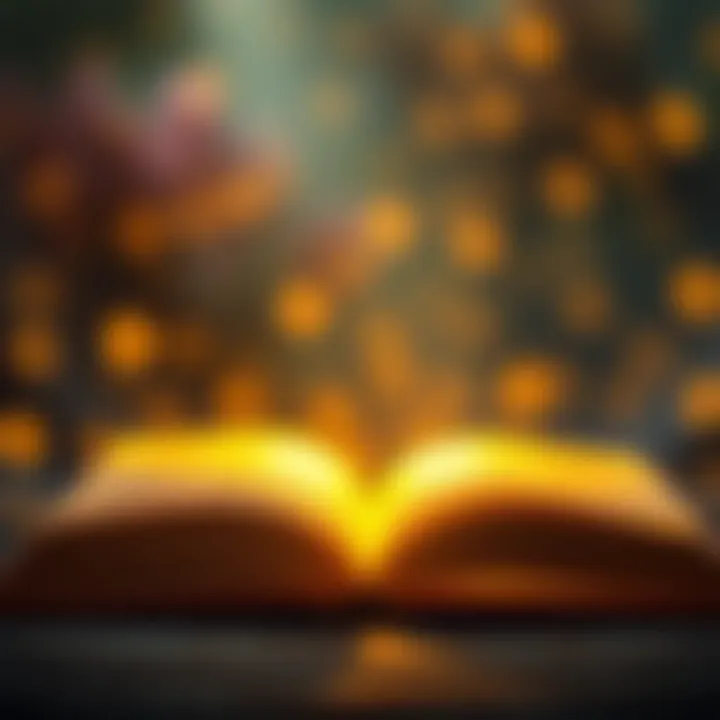 The Light of Knowledge An open book with glowing pages, symbolizing knowledge and enlightenment.