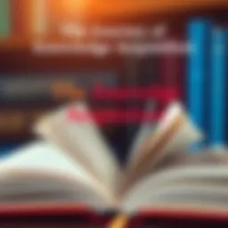 An open book with pages turning to signify knowledge acquisition