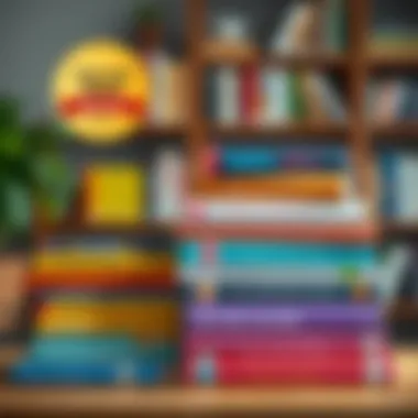 Curated Collection of Self-Help Titles A stack of self-help books on a table.