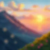 A serene landscape evoking tranquility and stillness