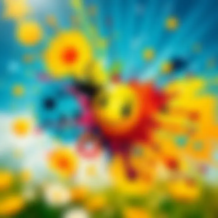 The Transformative Power of Happiness Abstract art symbolizing transformative experiences