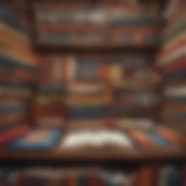 A Tapestry of Narratives A diverse collection of books arranged creatively