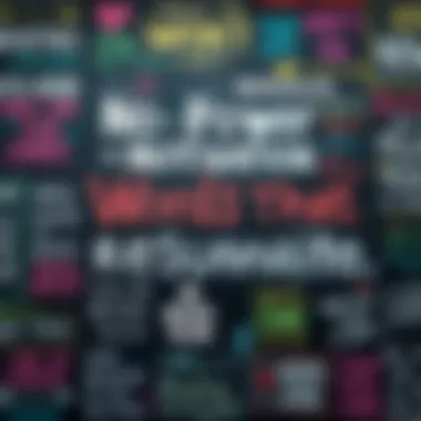 Words That Resonate: A Canvas of Motivation A chalkboard filled with various motivational phrases