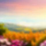 A serene landscape symbolizing tranquility and inspiration