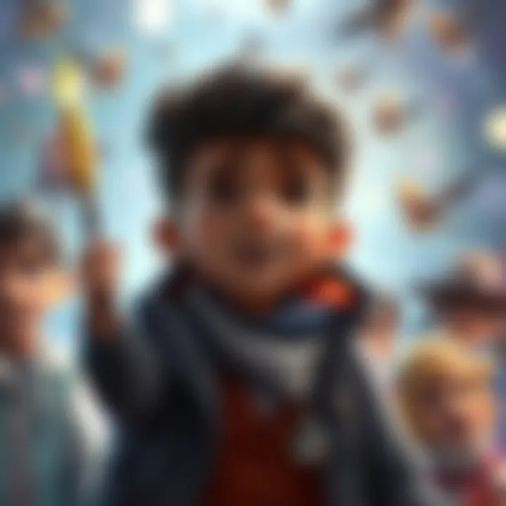 Character Insights from Boo's Narrative An expressive portrayal of characters from the narrative