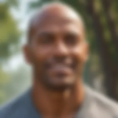 Goggins Inspiring Resilience David Goggins during a motivational speech