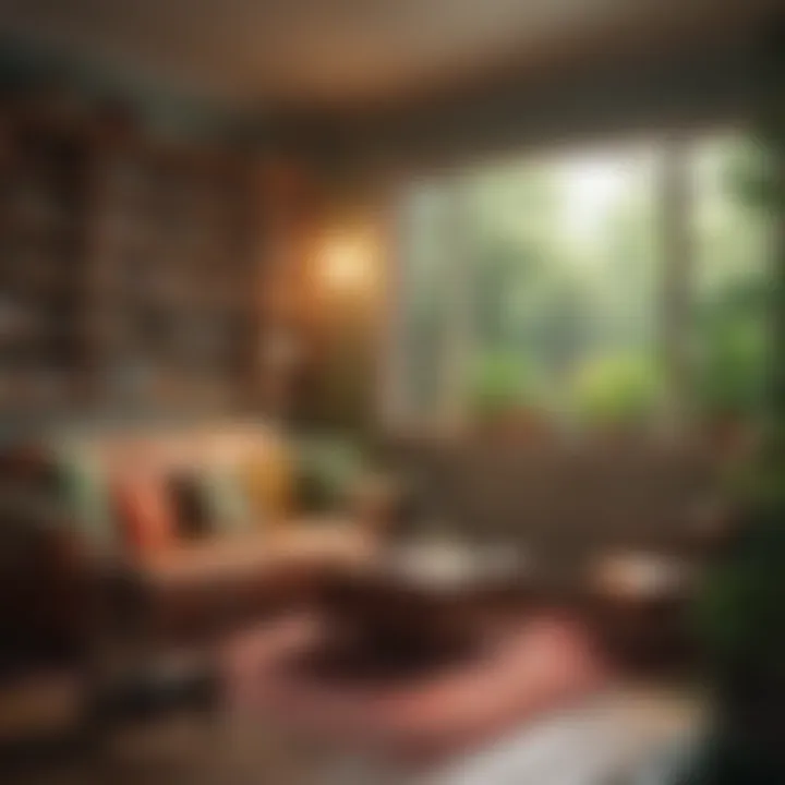 A cozy listening environment for audiobooks