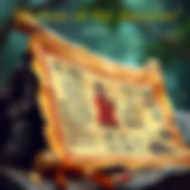 Wisdom of the Ancients An ancient scroll depicting the teachings of Taoism