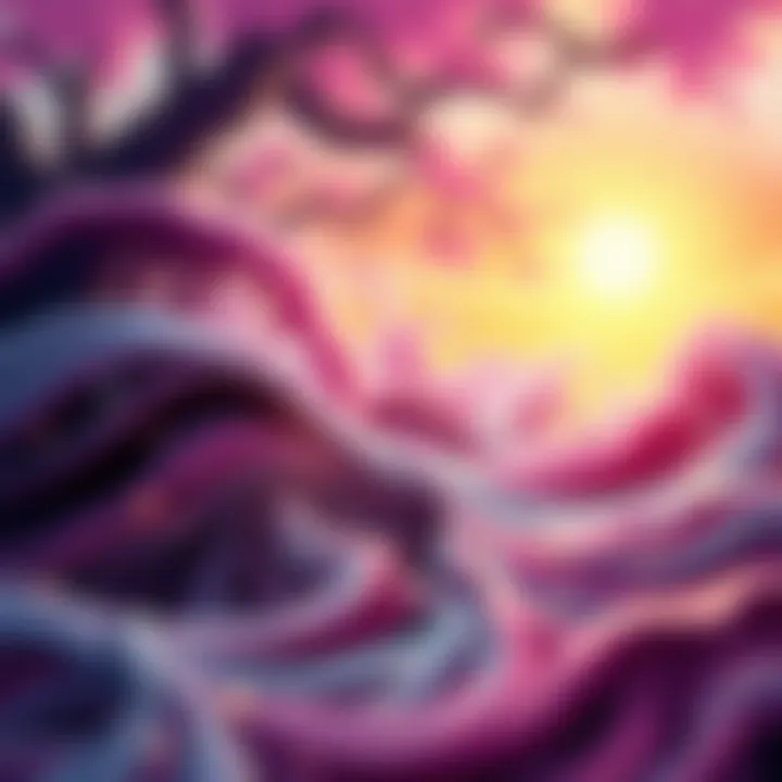 The Flow of Existence An abstract representation of the flow of life