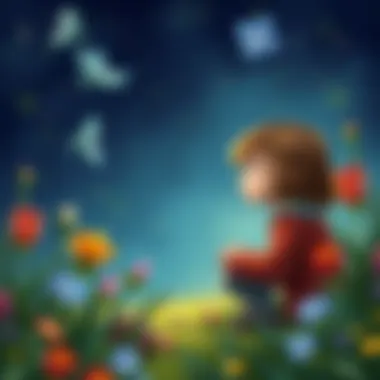 The Solitary Journey of Self-Discovery A solitary child reflecting on her journey of discovery