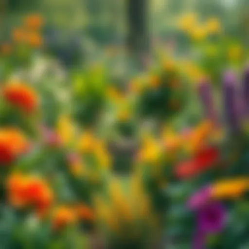 A lush, vibrant garden symbolizing growth and renewal