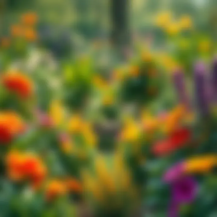 The Vibrant Garden of Transformation A lush, vibrant garden symbolizing growth and renewal