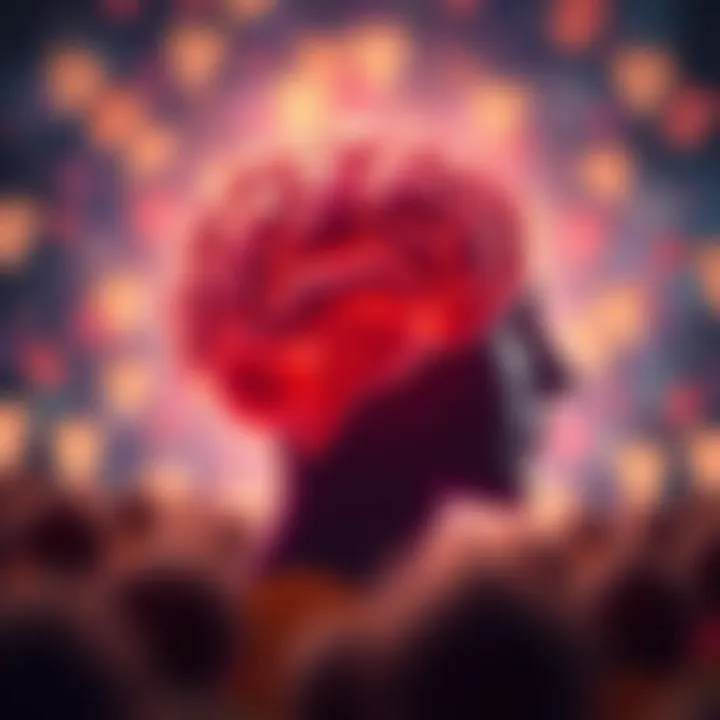 Visual metaphor for emotional intelligence in leadership