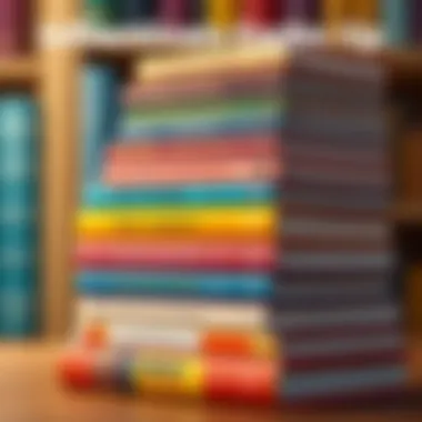 A stack of influential leadership books