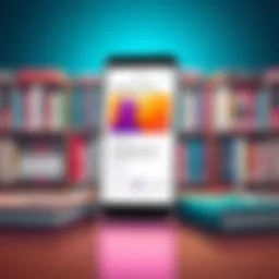 A sleek smartphone displaying an audiobook app interface