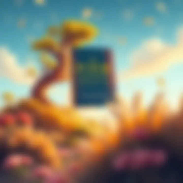 Conceptual illustration of personal growth
