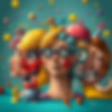 Celebrating Authenticity A collage of diverse imperfections symbolizing authenticity