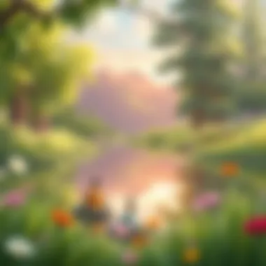 Cultivating Self-Compassion A tranquil setting reflecting self-compassion