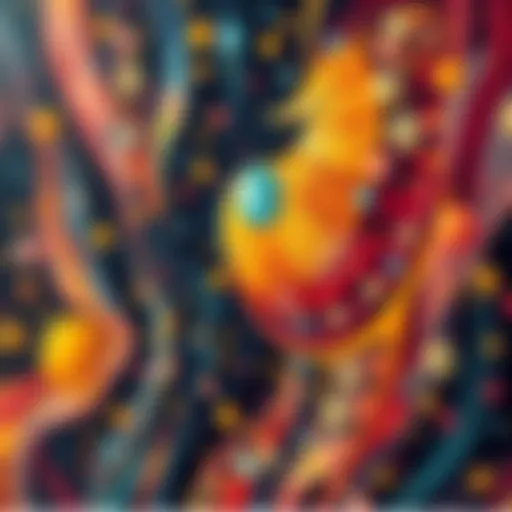 The beauty of vulnerability captured in abstract art