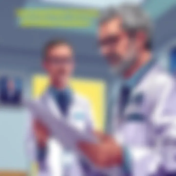 Improving Patient Outcomes through Medical Checklists A doctor consulting a checklist during patient care