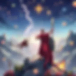 A symbolic representation of the hero's journey