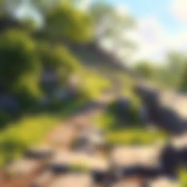 The Path to Fulfillment A journey path symbolizing self-discovery