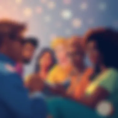 Diverse Reflections of Purpose A group of diverse individuals engaged in reflective practices