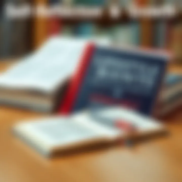 Self-Reflection and Growth A journal and pen beside a lifestyle book, symbolizing self-reflection