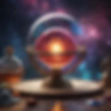 Alchemy and the Cosmos Cosmic elements representing the connection between alchemy and spirituality