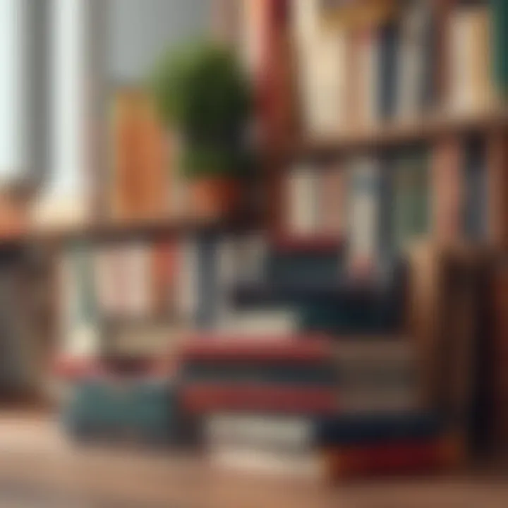 Diverse Perspectives: A Literary Collection A diverse library showcasing a range of genres