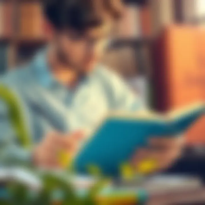 Hands-On Learning: Practical Guides A person writing notes while reading a practical guide
