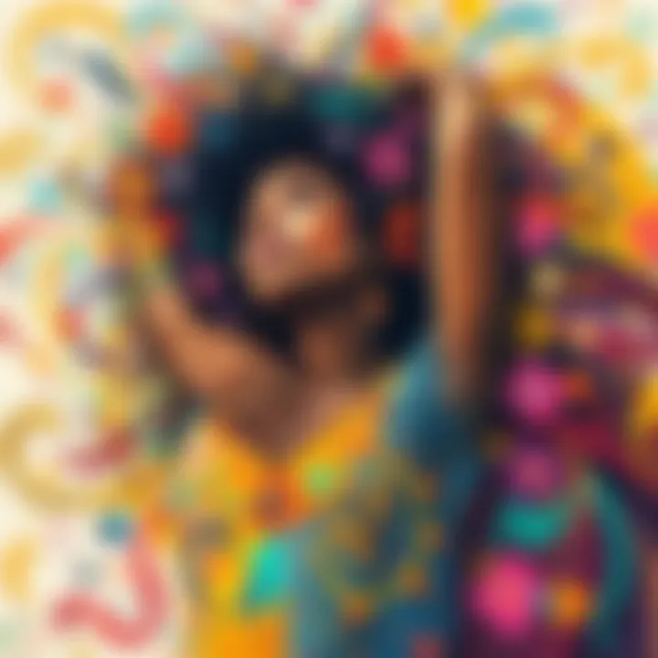 An abstract depiction of empowerment and identity