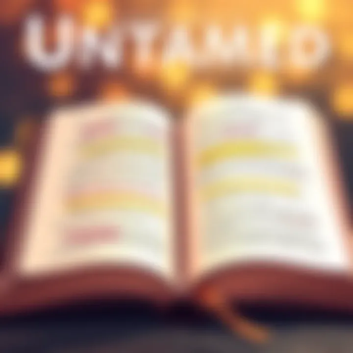 An open book with highlighted quotes from 'Untamed'