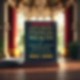 Cover of a renowned financial book with a luxurious backdrop