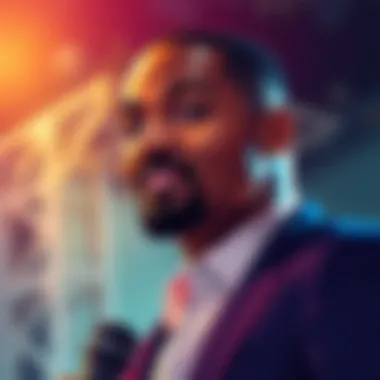 The Essence of Fame An artistic depiction of the essence of fame and its impact