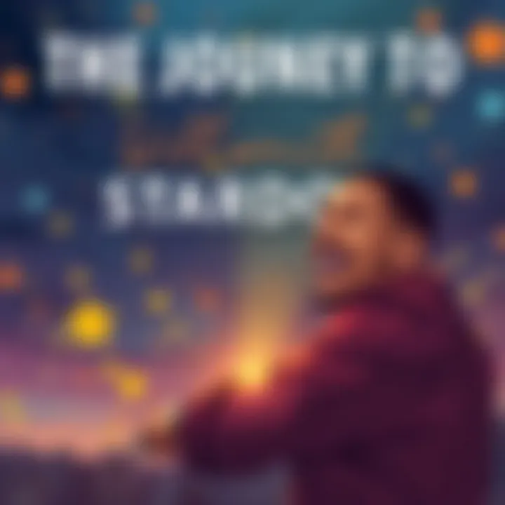 The Journey to Stardom A visual representation of Will Smith's journey from childhood to fame
