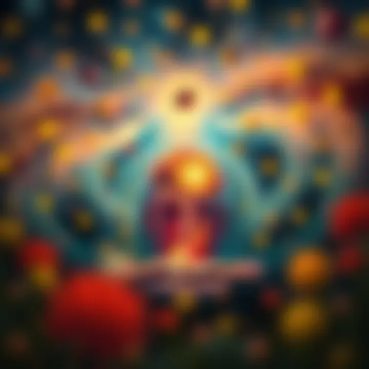 Deep Philosophical Engagement Illustration of philosophical inquiry into self and existence.