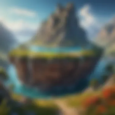 The Ever-Changing Nature of Infinite Games An evolving landscape symbolizing infinite games