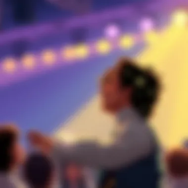 Key Musical Number in Hamilton A powerful moment during a key musical number reflecting the show's emotional depth.