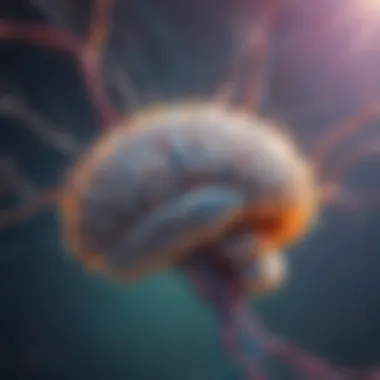 Neural Pathways of the Subconscious Brain with neural connections