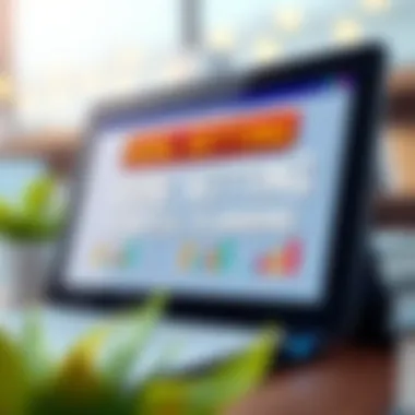 Digital Goal Setting and Strategic Planning Goal setting and strategic planning on a digital interface