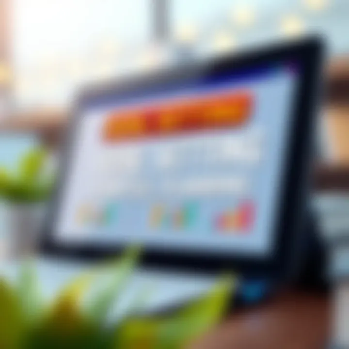 Digital Goal Setting and Strategic Planning Goal setting and strategic planning on a digital interface