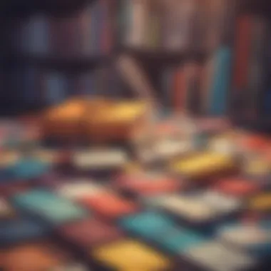 A montage of influential product management books with their key themes highlighted