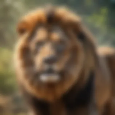 Lion of Strength A powerful lion symbolizing strength and leadership