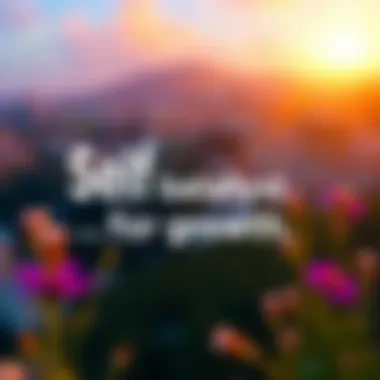 Self-Belief: The Catalyst for Growth Motivational quote encouraging self-belief and growth