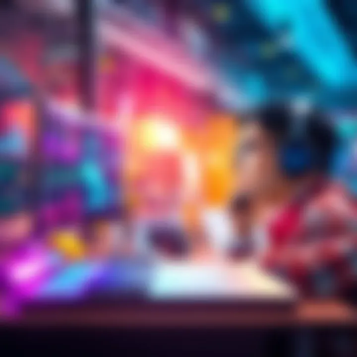 Innovation in Technology Innovative practices depicted in a tech environment