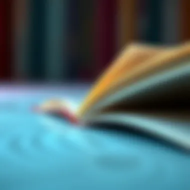 The Timeless Journey Through Classic Literature A close-up of pages turning in a classic novel