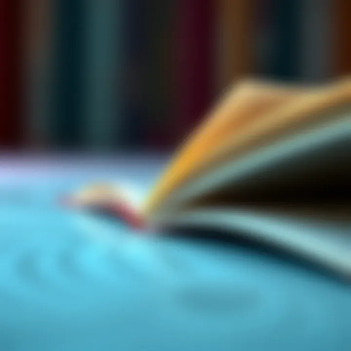 The Timeless Journey Through Classic Literature A close-up of pages turning in a classic novel