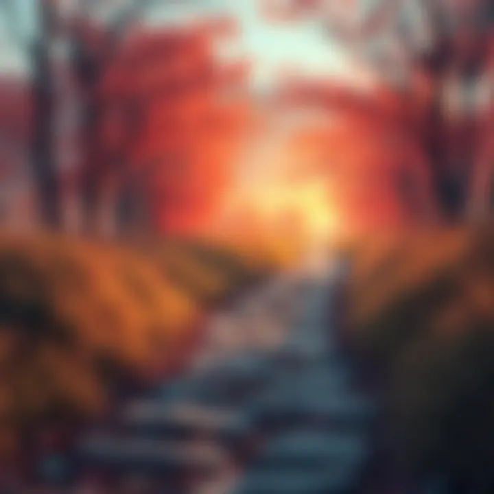 The Creative Journey A pathway symbolizing the journey of creativity