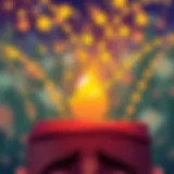 Visual representation of wealth mindset